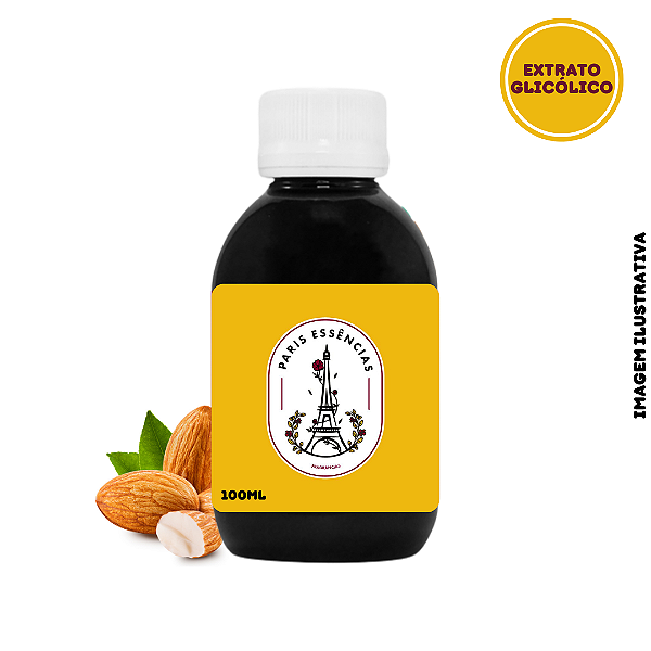 Extrato Glicólico Amêndoas - 100ml