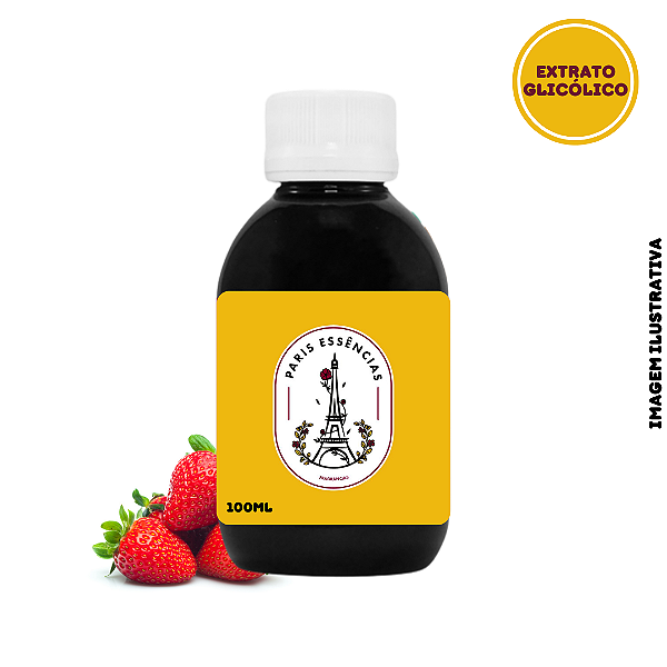 Extrato Glicólico Morango - 100ml