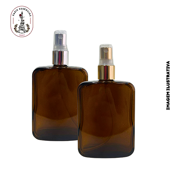 Vidro Conect 100ml Âmbar c/ Spray Luxo - (un)