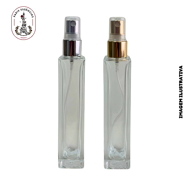 Vidro Mini Square 50ml c/ Spray Luxo - (un)