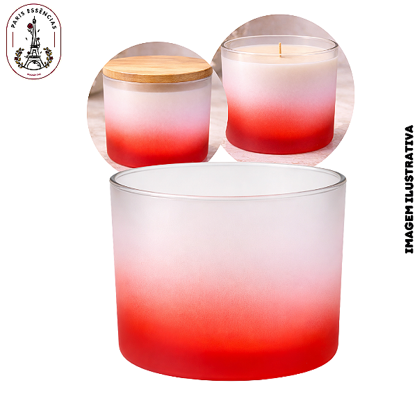 Pote Patê 155ml Degrade Vermelho - (UN)