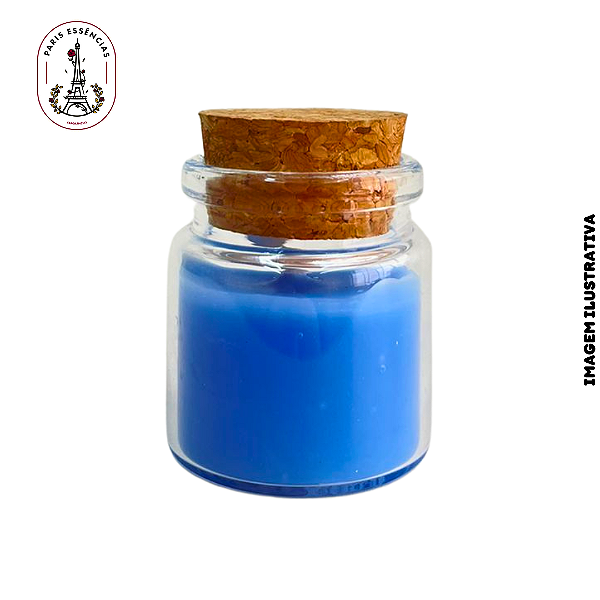 Mini Vela Perfumada Azul - (un)