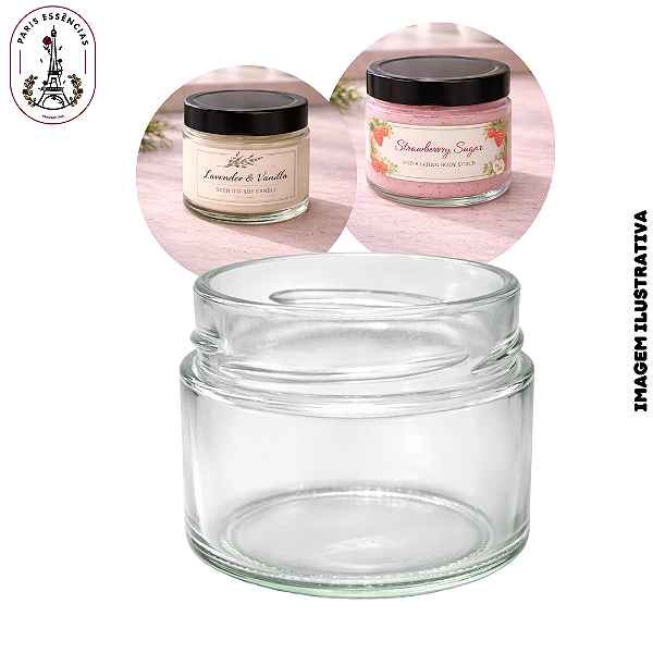 Pote de Vidro Pianezza/Oasis 150ml B.70MM - (UN)