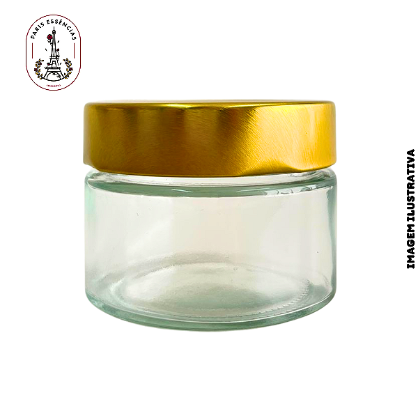 Pote Oasis 150ml c/ Tampa Dourada - (un)