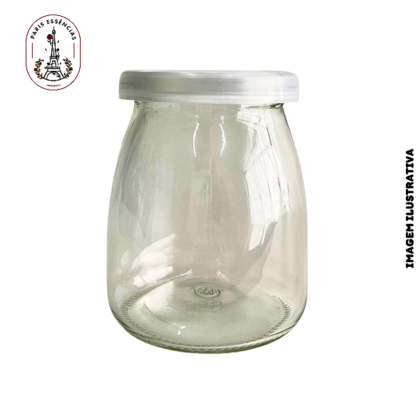 Pote de Vidro com Tampa Plástica 200ml - (un)