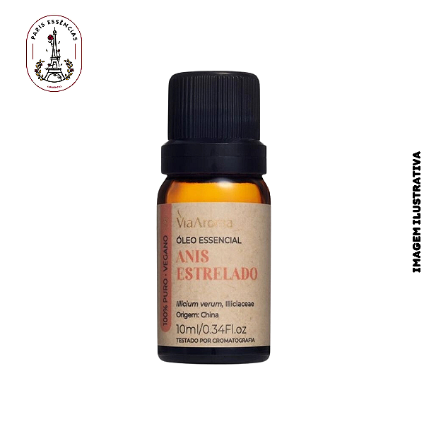 Óleo Essencial Anis Estrelado Via Aroma - 10ml
