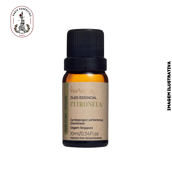 Óleo Essencial Citronela Via Aroma - 10ml
