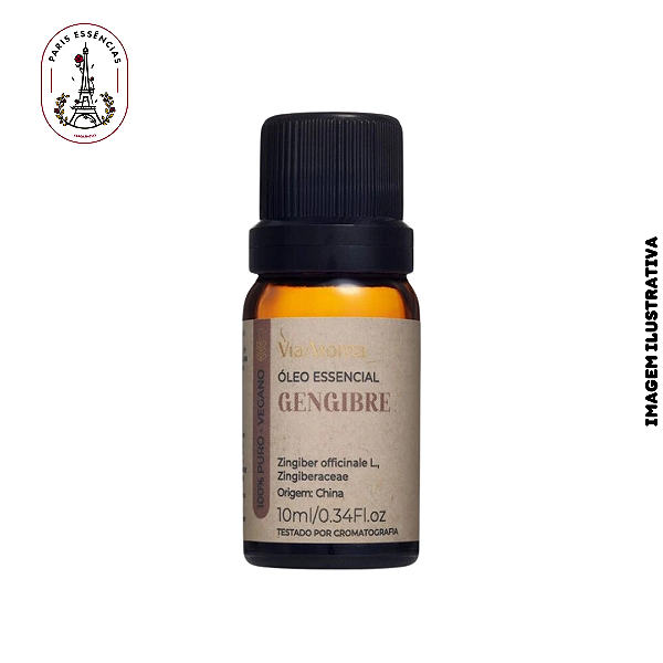Óleo Essencial Gengibre Via Aroma - 10ml