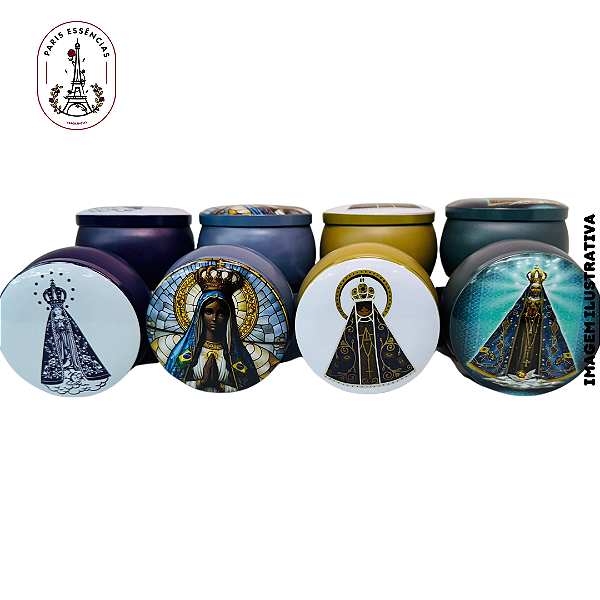 Kit Latas para Vela N.S Aparecida 12unidades 140ml
