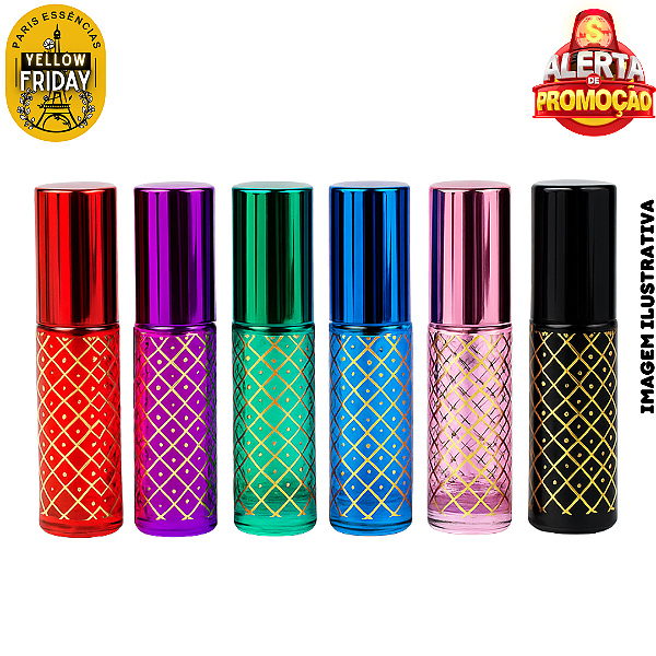 Kit Porta-Perfume Árabe 12ml (6 Unidades)