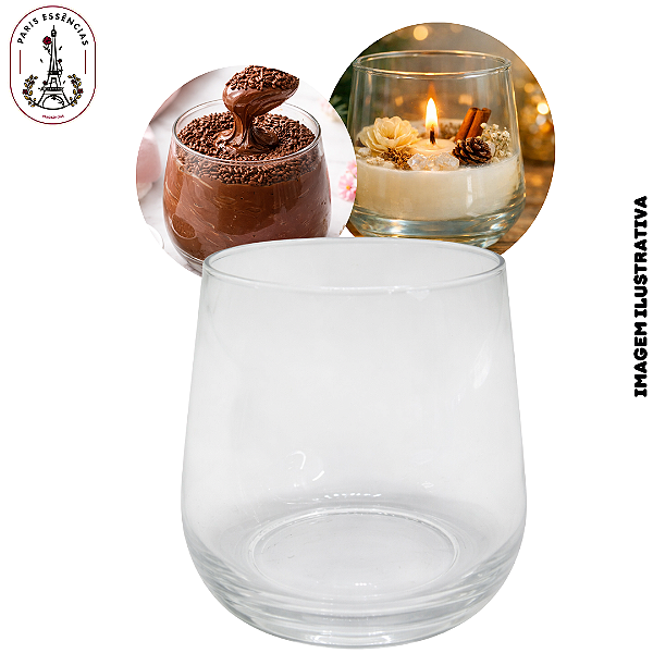 Copo de Vidro 185ml Cristal - (UN)