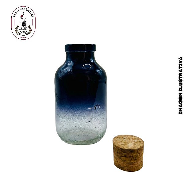 Vidro Penicilina Degrade Preto - 120ML
