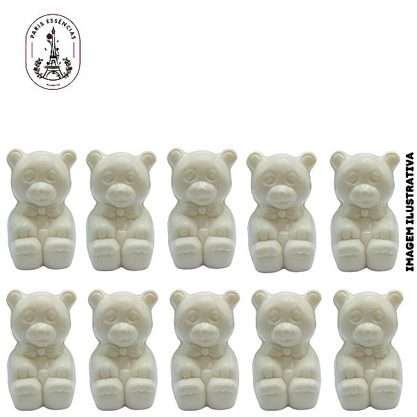 Kit c/ 10 Sabonetes Formato de Urso