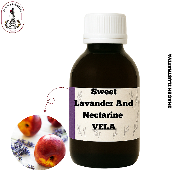 Essência para Vela Sweet Lavander And Nectarine (100ml)