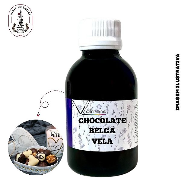 Essência para Vela Chocolate Belga Vollmens (100ml)