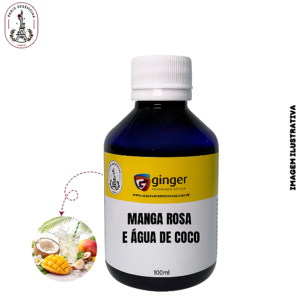 Essência Manga Rosa e Água de Coco Ginger - 100ml