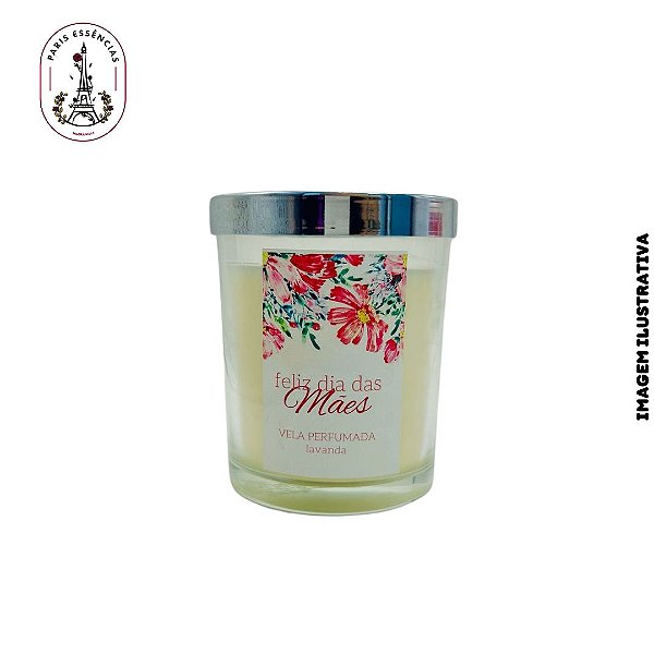 Copo C/ Vela Aromática - Dia das Mães