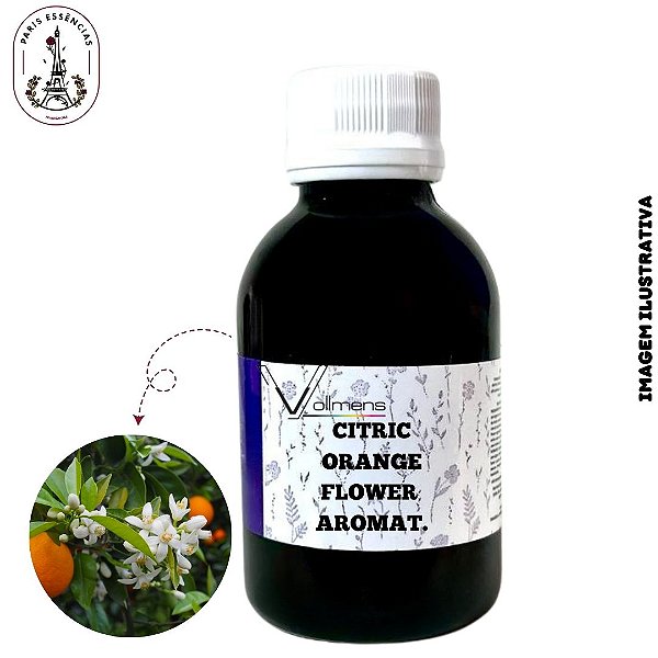 Essência para Aromatizador Citric Orange Flower Vollmens (100ml)
