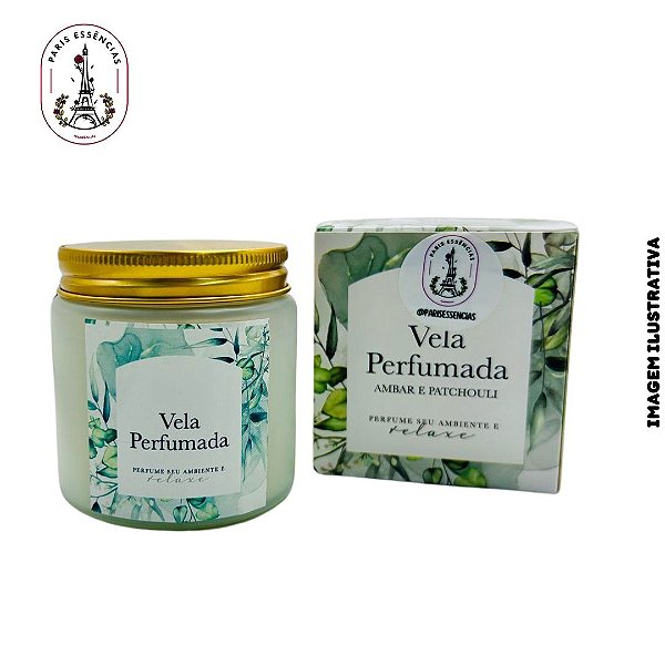 Pote de Vidro C/ Vela Perfumada
