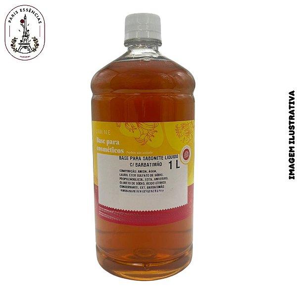 Base Para Sabonete Líquido Feminino c/Barbatimão 1L - LIMNE