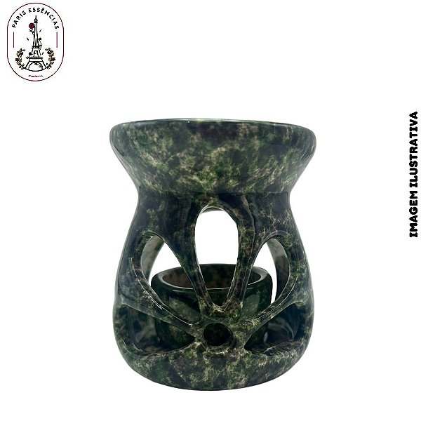 Difusor Aromático c/ Suporte Para Vela Verde Granito - (un)