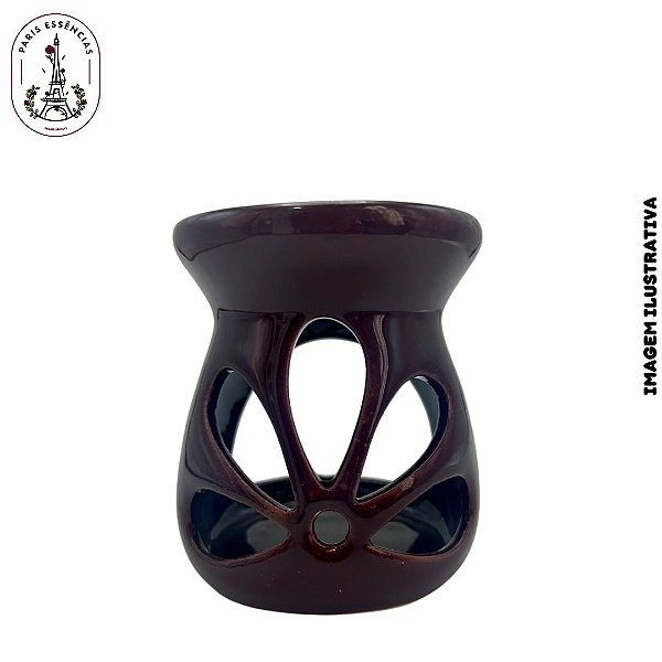 Difusor Aromático Flor Marrom Liso - (un)