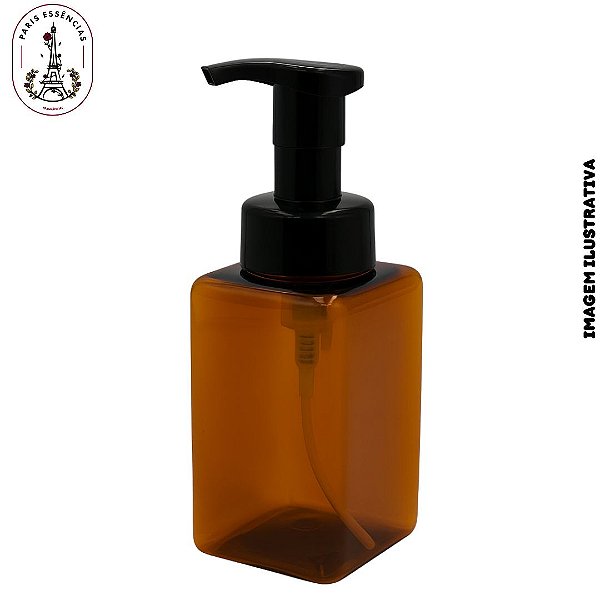 Frasco Espumador Sabonete Plástico Âmbar  - 450ml