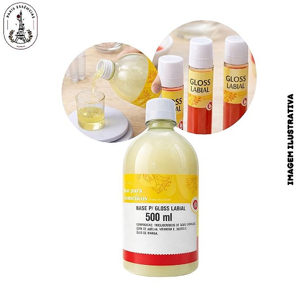 Base p/ Gloss Labial - 500ml