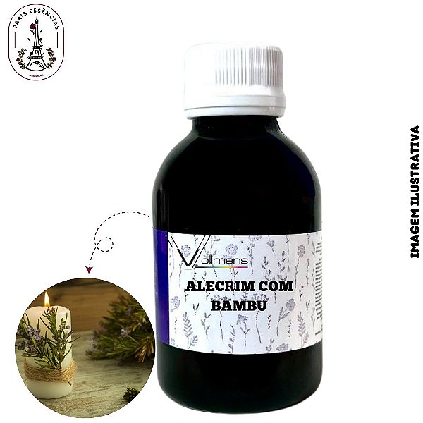 Essência para Vela Alecrim com Bambu Vollmens (100ml)