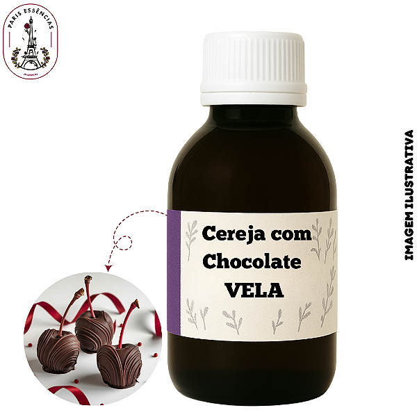 Essência para Vela Cereja com Chocolate (100ml)