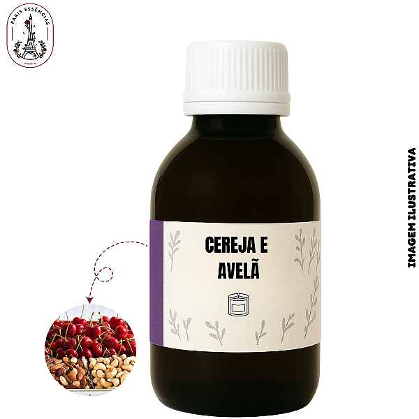 Essência para Vela Cereja e Avelã - 100ml