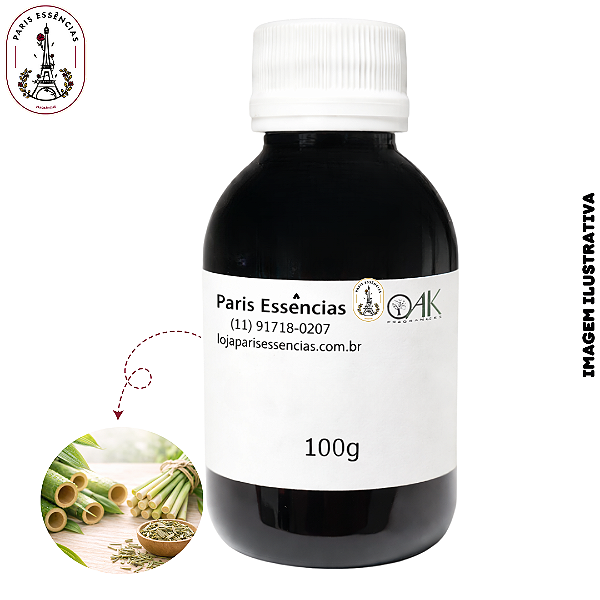 Essência OAK Bambu e Capim Limão - 100g
