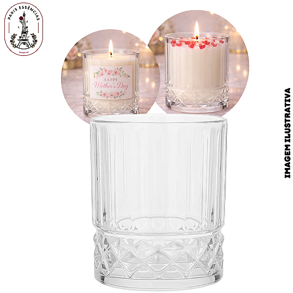 Copo Whisky Cristal Diamond - 320ml (UN)