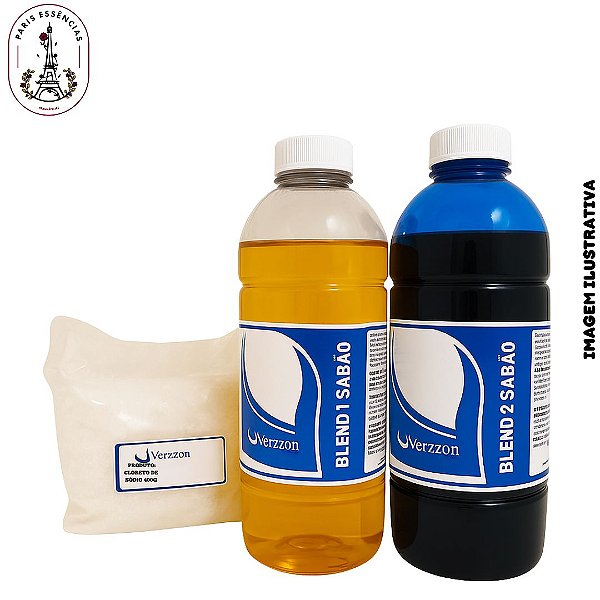 Kit Blend Sabão Premium Azul Tradicional Verzzon - 1x20 Litros