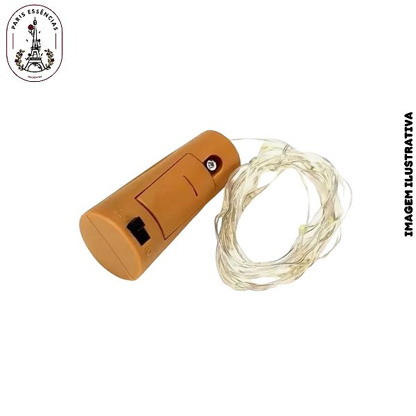 Enfeite Decorativo Rolha Led Vinho - 1,8M