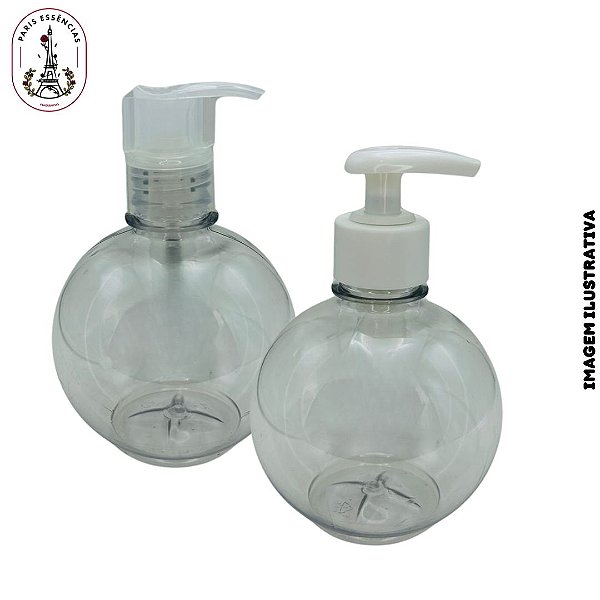 Frasco Pulverizador Pet Bola 300ml - c/ Válvula Saboneteira