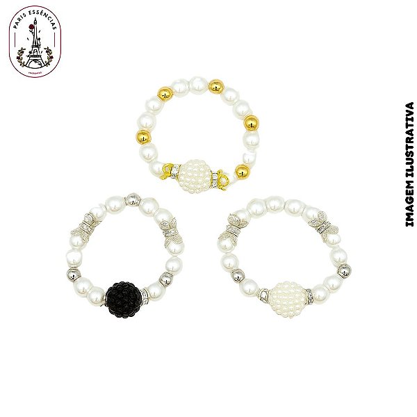 Pulseira Luxo Perola - Color