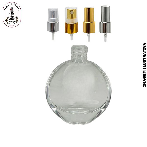Frasco Vidro Moon 60ml c/Spray