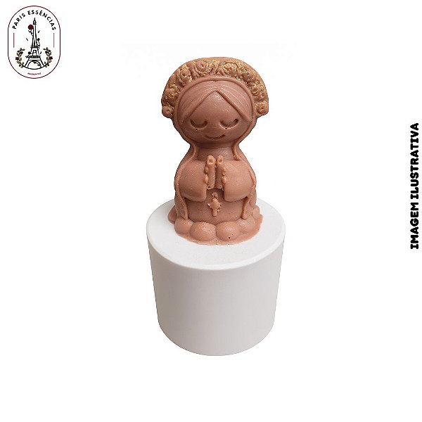 Molde De Silicone Nossa Senhora Aparecida Floral - 1 Cavidade