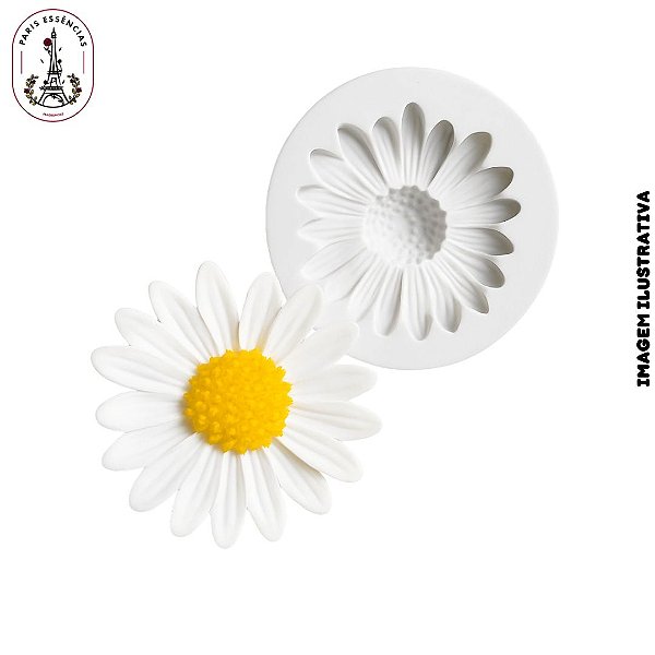 Molde De Silicone Margarida Mod 3 - 1 Cavidade
