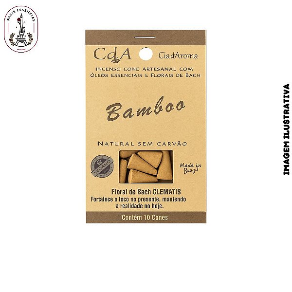Incenso Cone Bamboo (10 CONES)