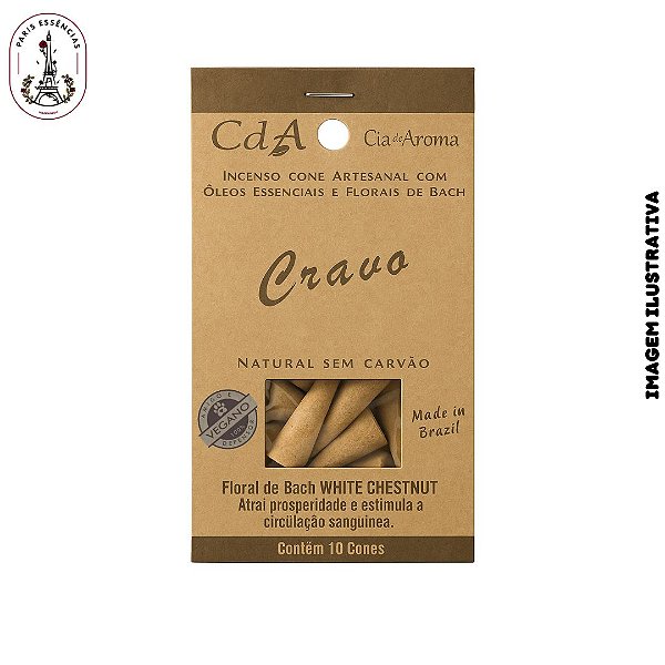 Incenso Cone Cravo  (10 CONES)
