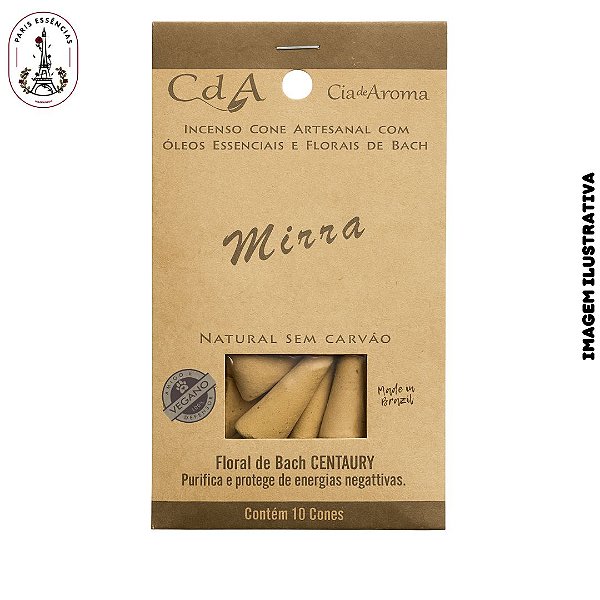 Incenso Cone Mirra  (10 CONES)