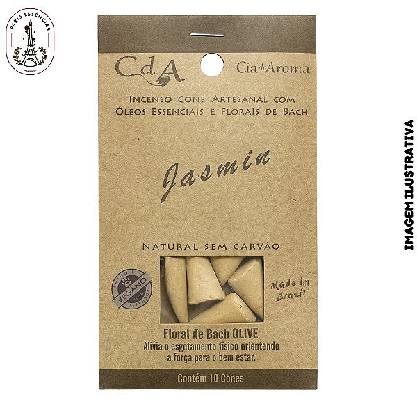 Incenso Cone Jasmim (10 CONES)