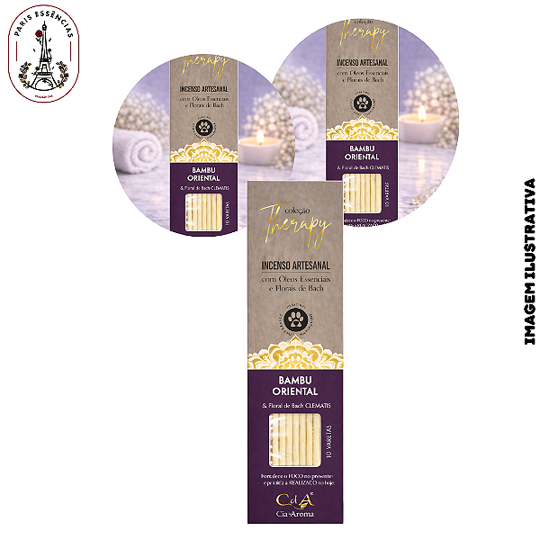 Incenso Vareta Bambu Oriental - (10 Varetas)