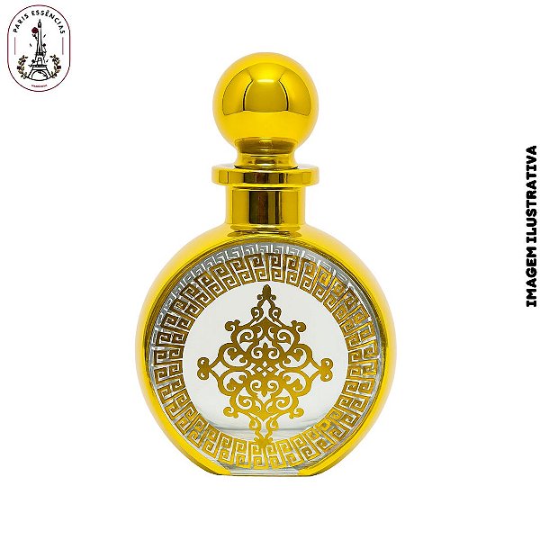 Vidro Decorativo Oval c/Tampa Luxo - 150ml (un)