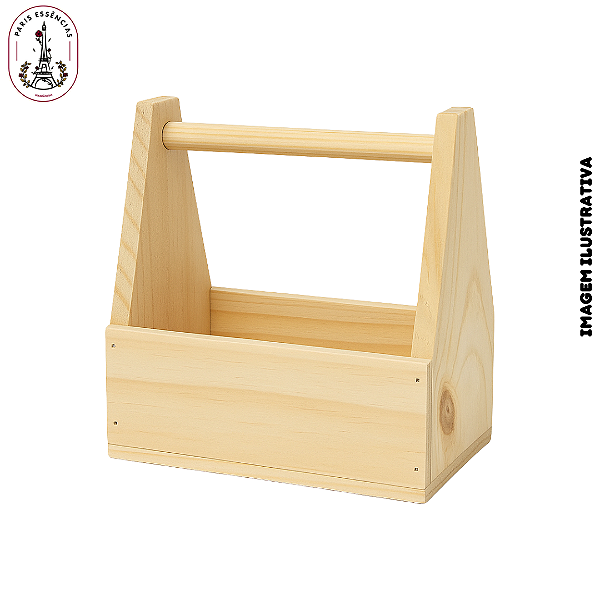 Maleta em Madeira P - (un)