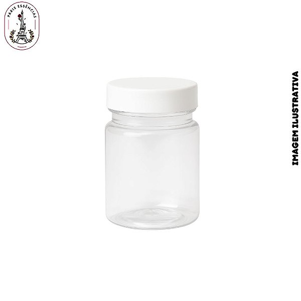 Pote Plástico 100ml c/Tampa Branca - (UN)