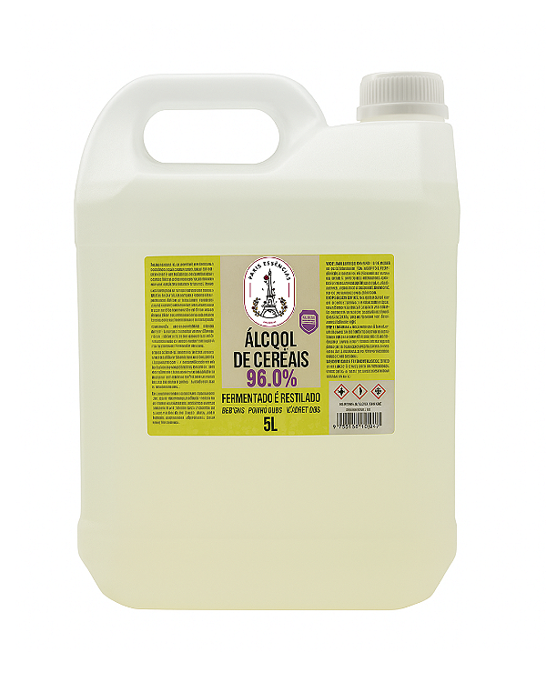 Álcool de Cereais 5lt - Quimivida 96,0%