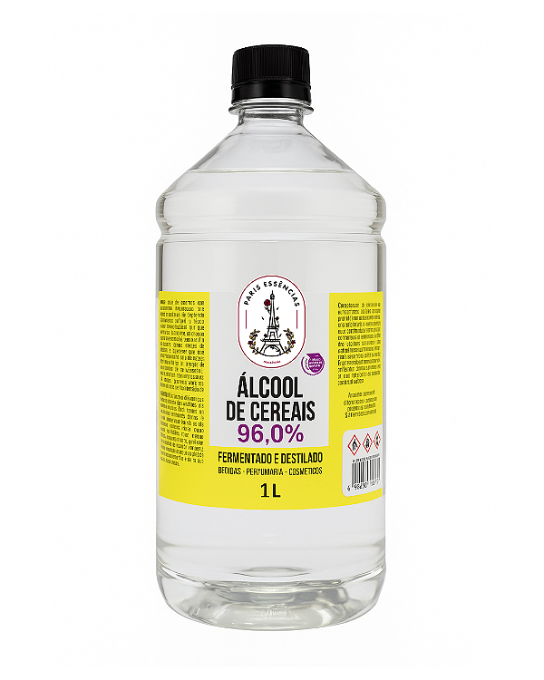 Álcool de Cereais 96,0% Quimivida 1LT
